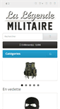Mobile Screenshot of lalegendemilitaire.com